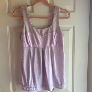 Lululemon lilac Restless Tank Size 10